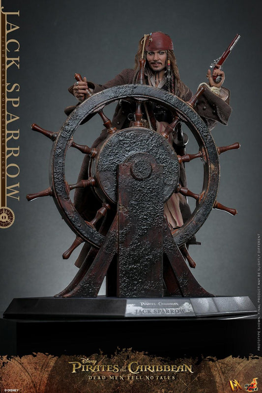 HOT TOYS JACK SPARROW DELUXE PIRATES OF THE CARIBBEAN POTC5 DX38 AF