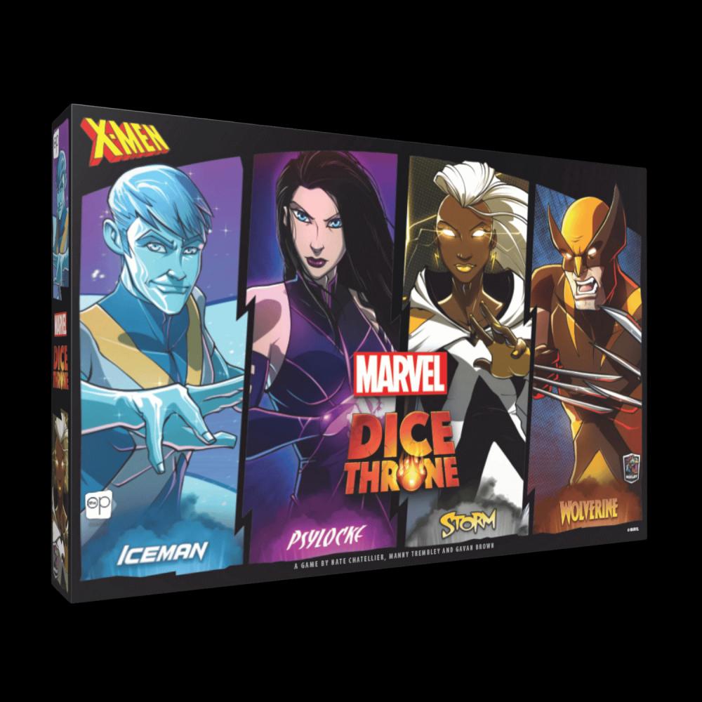 Marvel Dice Throne: X-Men Box 1 Fighters Iceman, Psylocke, Storm, and Wolverine
