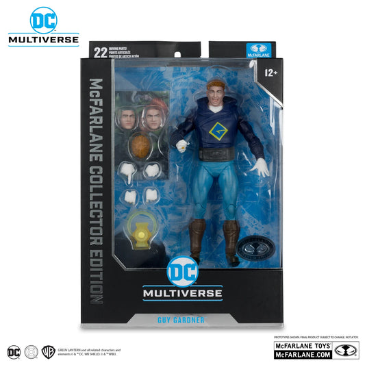 DC MULTIVERSE GUY GARDNER GREEN LANTERN CORPS MCFARLANE COLLECTOR PLATINUM AF