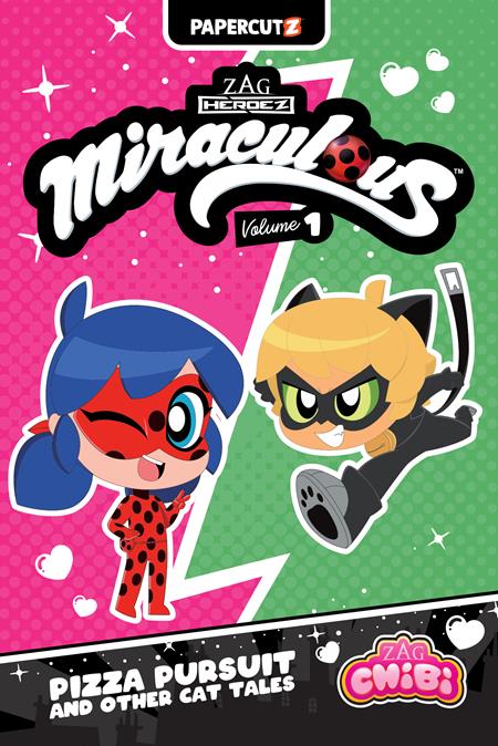 MIRACULOUS LADYBUG CHIBI HC VOL 01 PIZZA PURSUIT AND OTHER CAT TALES