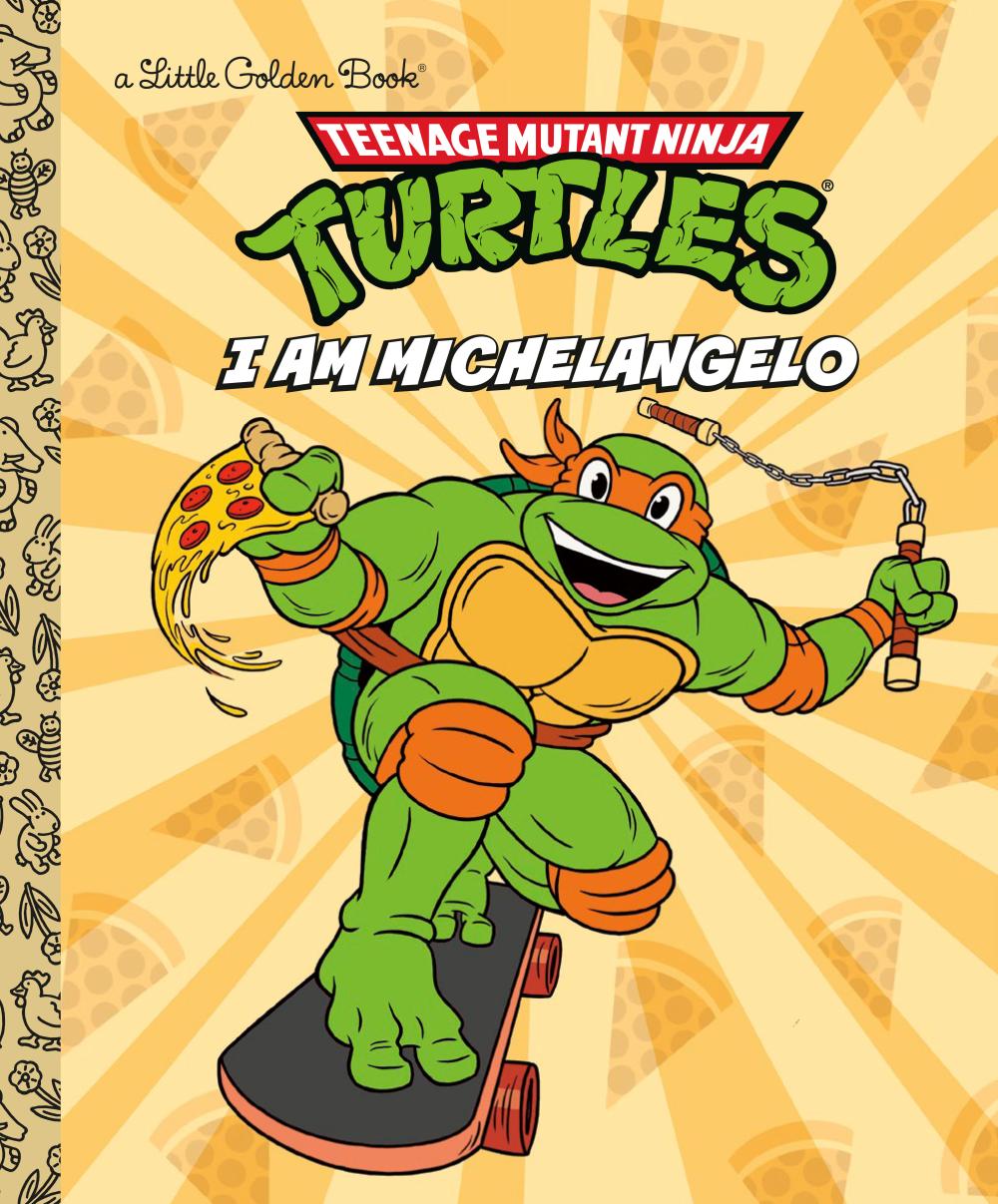 TMNT I AM MICHELANGELO LITTLE GOLDEN BOOK HC