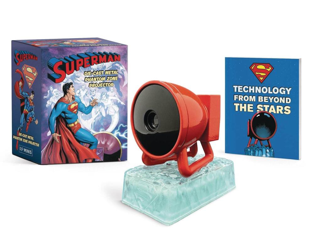 BOOK KIT SUPERMAN DIE CAST METAL PHANTOM ZONE PROJECTOR