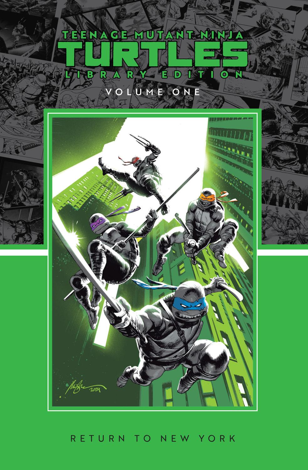 TEENAGE MUTANT NINJA TURTLES HC VOL 01 RETURN LIBRARY ED