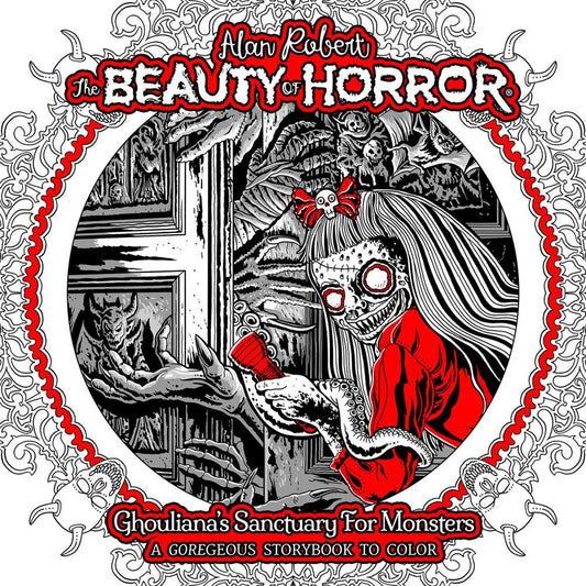 BEAUTY OF HORROR GHOULIANAS SANCTUARY COLORING BOOK SC
