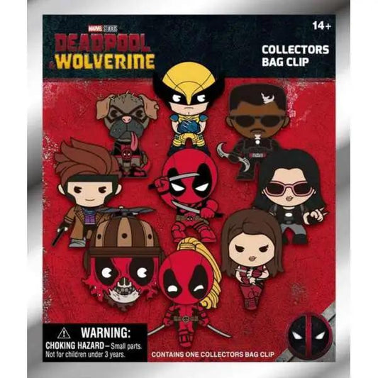 DEADPOOL WOLVERINE SERIES 1 3D FOAM BAG CLIP