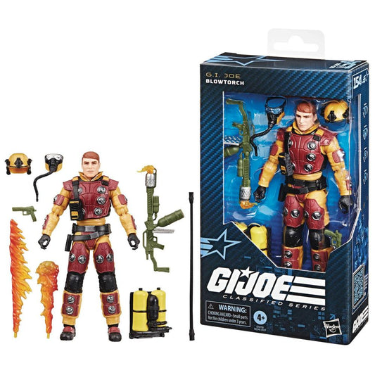 GI JOE CLASSIFIED BLOWTORCH 6IN AF