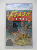 FLASH COMICS #25 - DC 1942 - CGC 7.0 - 2ND HAWKGIRL