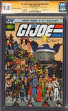 GI JOE A REAL AMERICAN HERO #212 EC EXCLUSIVE VAR COBRA COVER SIGNED BY ADAM RICHES CGC 9.8 PAC-MAN AND ZARTAN SKETCH