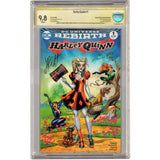 HARLEY QUINN #1 CBCS 9.8 EMERALD CITY EXCLUSIVE COVER-SIGNED BY AMANDA CONNER AND JIMMY PALMIOTTI - 10