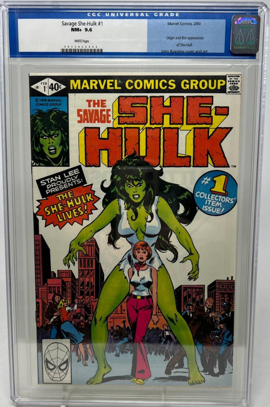 SAVAGE SHE-HULK #1 - MARVEL 1980 - CGC 9.6 NM - 1ST SHE-HULK