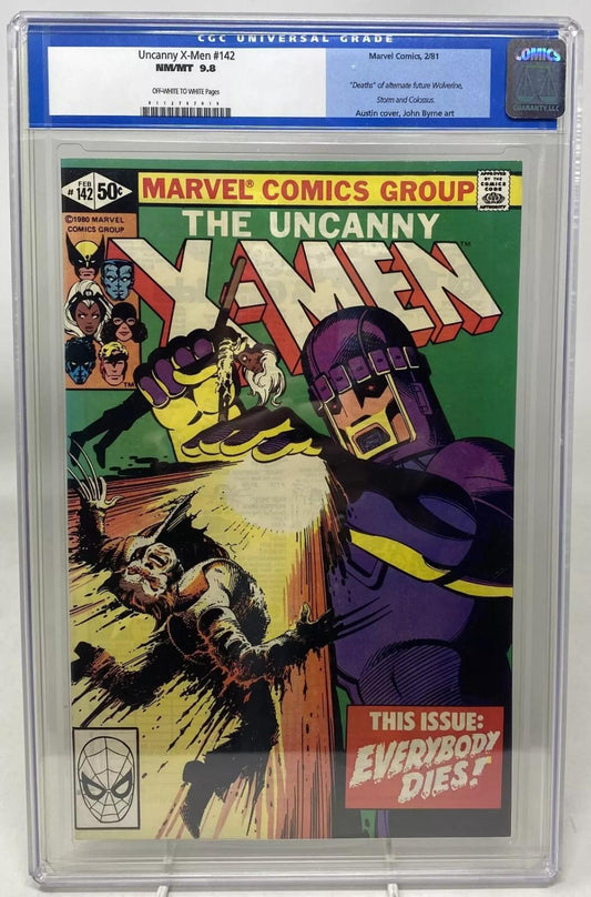 UNCANNY X-MEN #142 - MARVEL 1981 - CGC 9.8 - DAYS OF FUTURE PAST PART 2 US