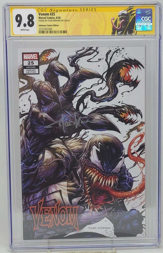 VENOM #25 - MARVEL 2020 - CGC 9.8 - KIRKHAM SIGNED