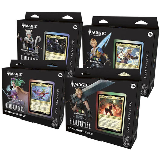 Magic the Gathering CCG: Final Fantasy Commander Deck Single