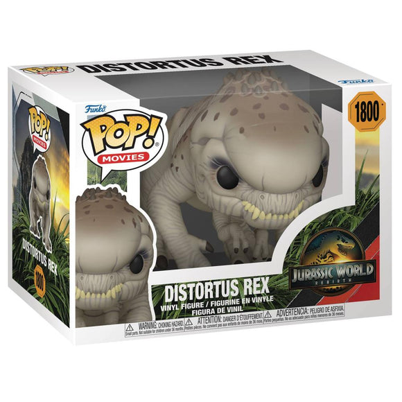 POP MOVIE JURASSIC WORLD REBIRTH DISTORTUS REX VINYL FIG
