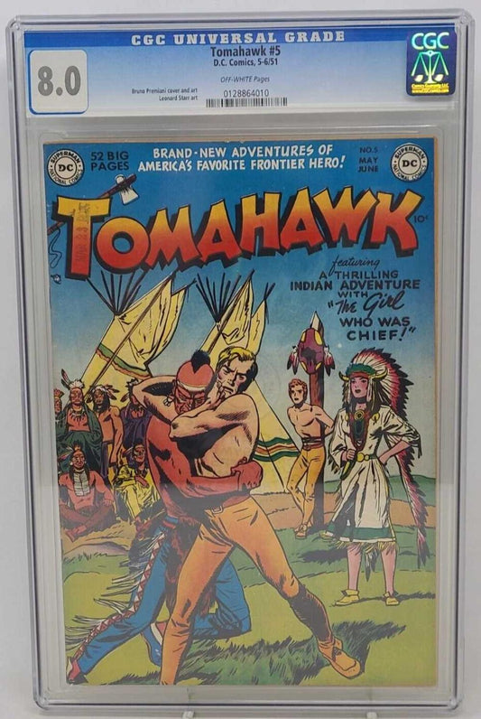 TOMAHAWK #5 - DC 1951 - CGC 8.0