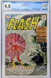 FLASH VOL 1 #110 - CGC 4.0 - 1960 - INTRO WALLY WEST AND WEATHER WIZARD