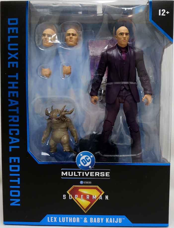 DC MULTIVERSE LEX LUTHOR & BABY KAIJU SUPERMAN 2025 MCFARLANE DELUXE THEATRICAL AF