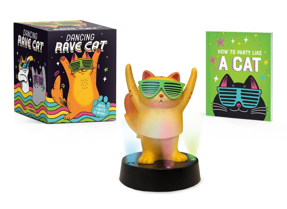 BOOK KIT DANCING RAVE CAT