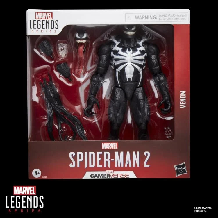 MARVEL LEGENDS LARGE NEW VENOM SPIDER MAN 2 GAMERVERSE AF