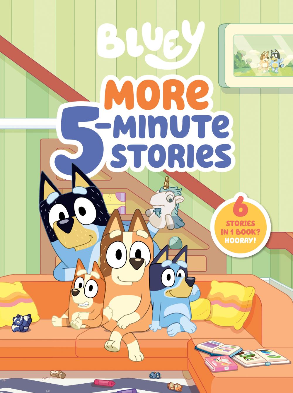 BLUEY MORE 5-MINUTE STORIES HC