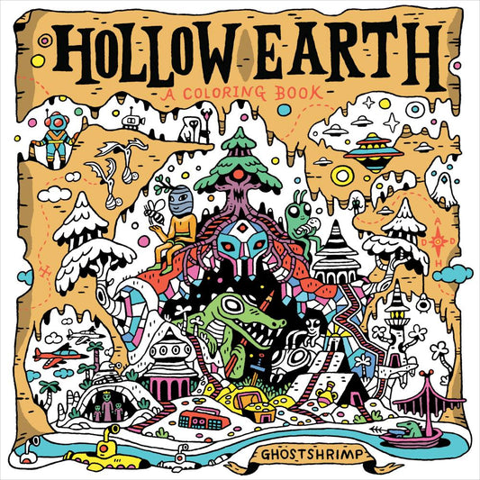 HOLLOW EARTH COLORING BOOK TP