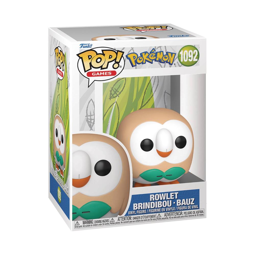 POP GAMES POKEMON ROWLET VIN FIG