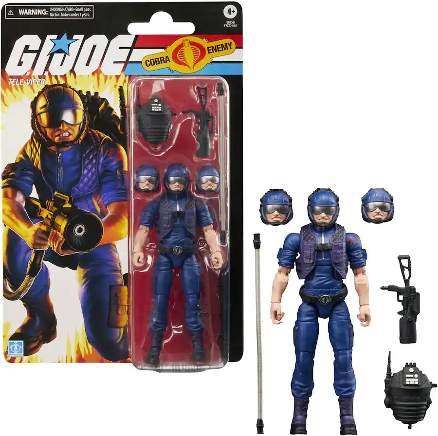 GI JOE RETRO CLASSIFIED TELE-VIPER 6IN AF