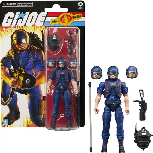 GI JOE RETRO CLASSIFIED TELE-VIPER 6IN AF