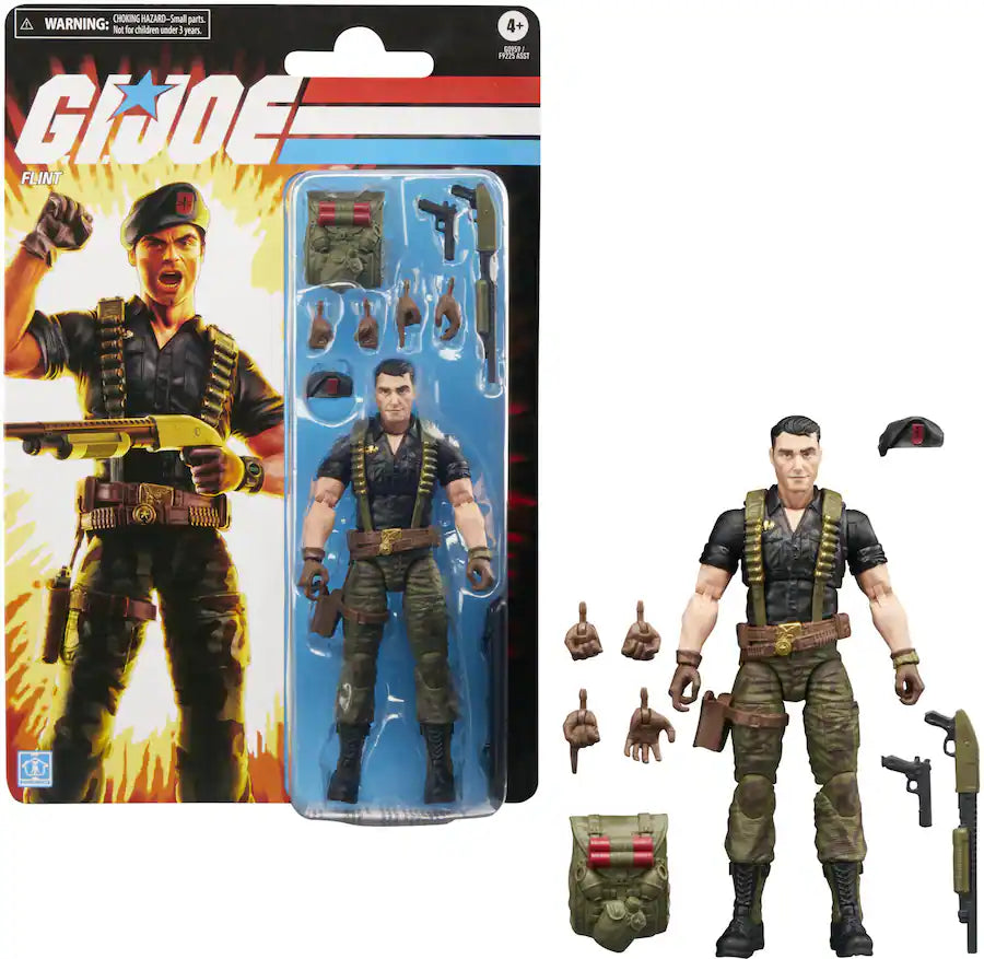 GI JOE RETRO CLASSIFIED FLINT 6IN AF
