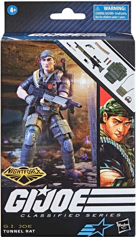 GI JOE CLASSIFIED TUNNEL RAT NIGHTFORCE 6IN AF