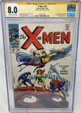 X-MEN #49 - CGC 8.0 - MARVEL 1968 - INTRO PLOARIS, MESMERO - SIGNED JIM STERANKO