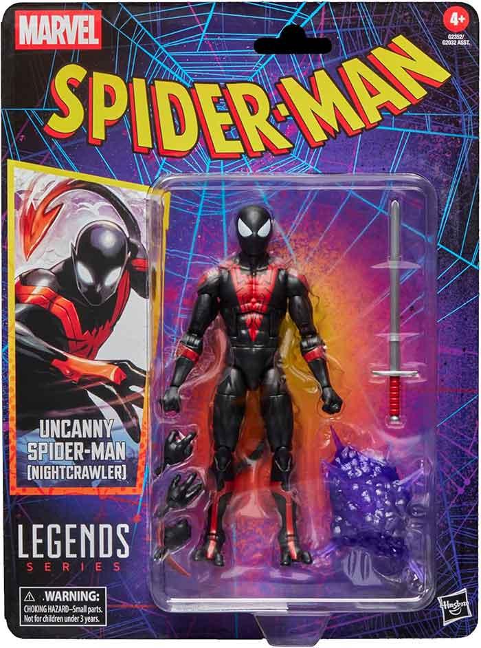 MARVEL LEGENDS RETRO NEW UNCANNY SPIDER-MAN NIGHTCRAWLER AF