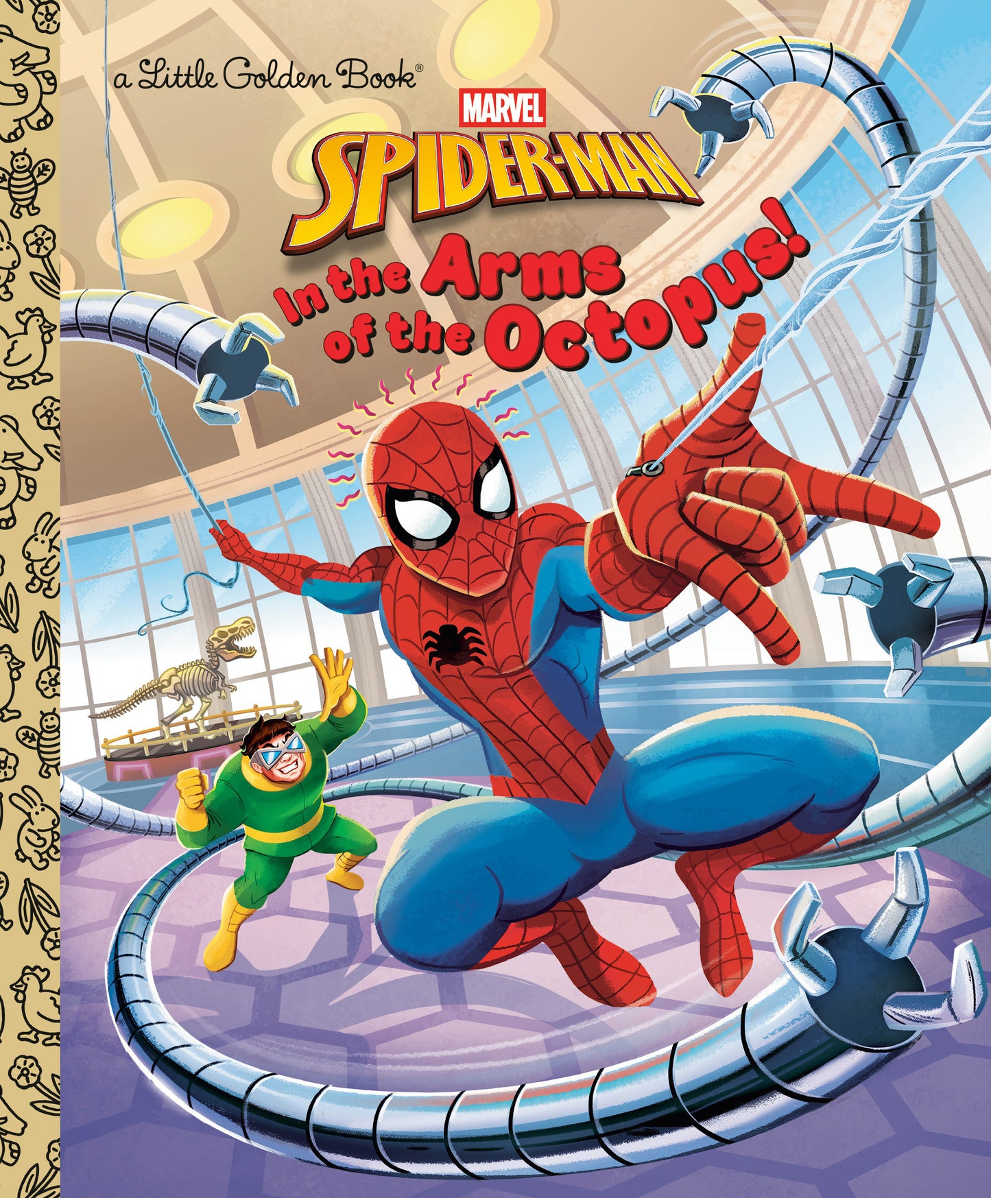 IN THE ARMS OF THE OCTOPUS MARVEL SPIDER-MAN HC LITTLE GOLDEN BOOK