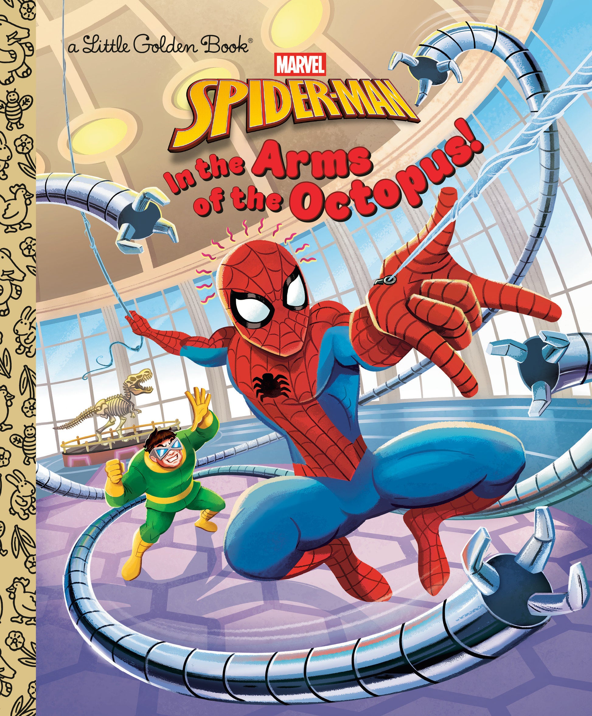 IN THE ARMS OF THE OCTOPUS MARVEL SPIDER-MAN HC LITTLE GOLDEN BOOK