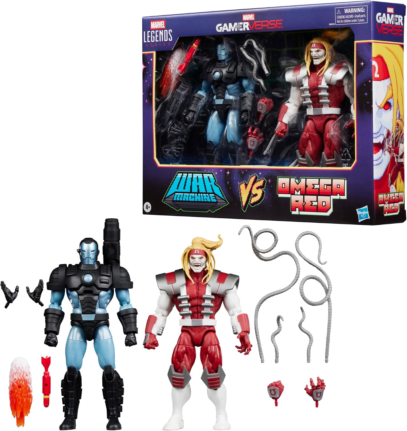MARVEL LEGENDS NEW 2 PACK WAR MACHINE VS OMEGA RED GAMERVERSE AF