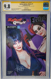 HARLEY QUINN X ELVIRA #1 CVR E - DC 2025 - CGC 9.8 NM/MT - SIGNED BY CONNER & PALMIOTTI