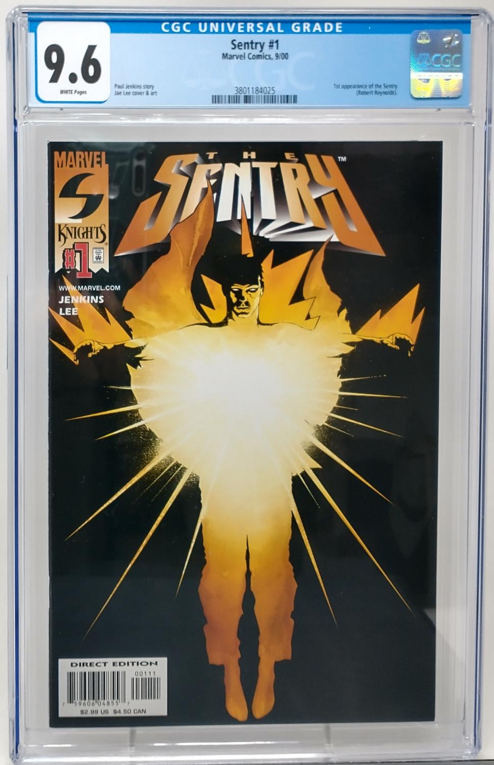 SENTRY #1 - MARVEL 2000 - CGC 9.6 NM+ - 1ST SENTRY APPEARANCE