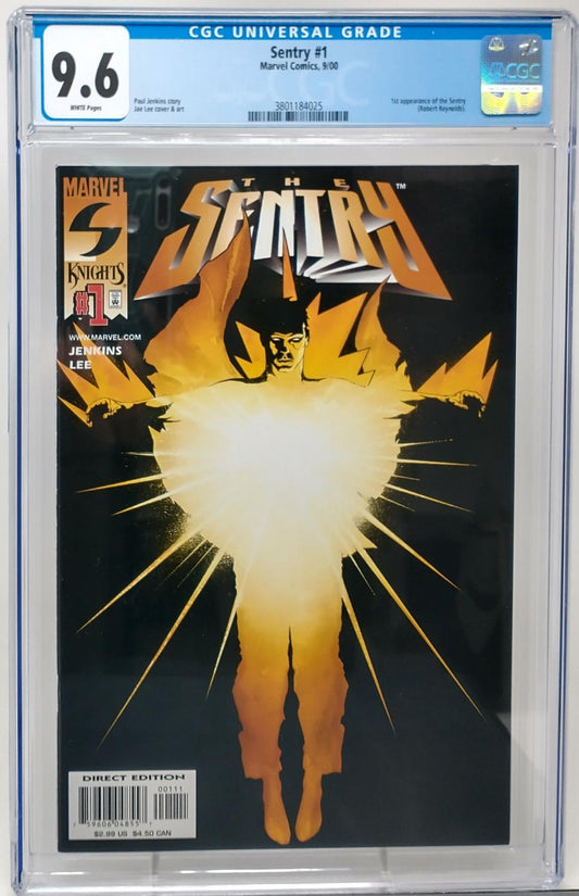 SENTRY #1 - MARVEL 2000 - CGC 9.6 NM+ - 1ST SENTRY APPEARANCE