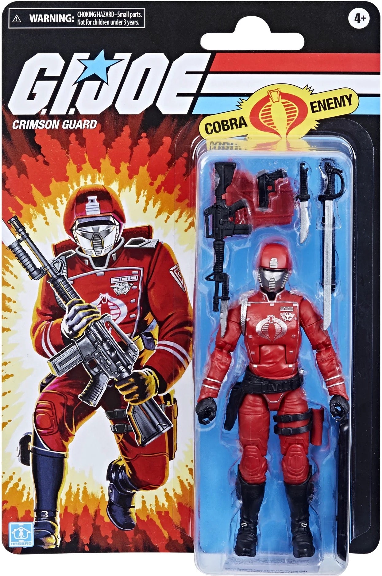 GI JOE RETRO CLASSIFIED CRIMSON GUARD V2 6IN AF