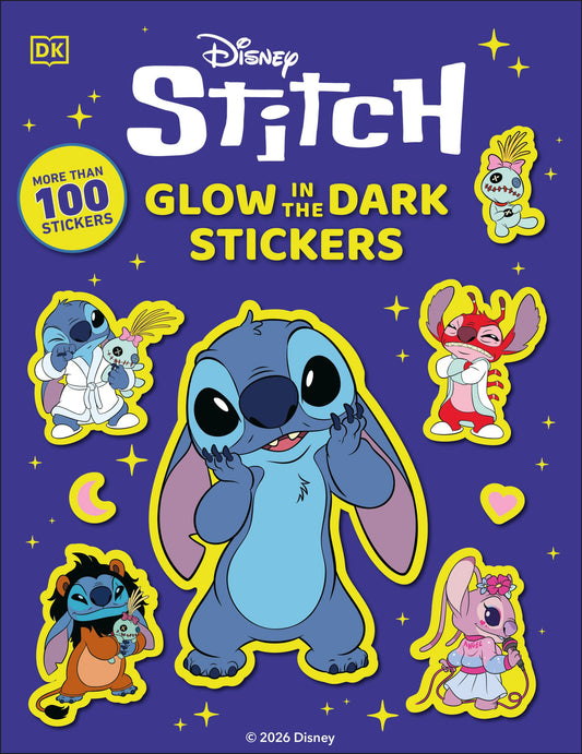 DISNEY STITCH GLOW IN THE DARK ULTIMATE STICKER BOOK TP