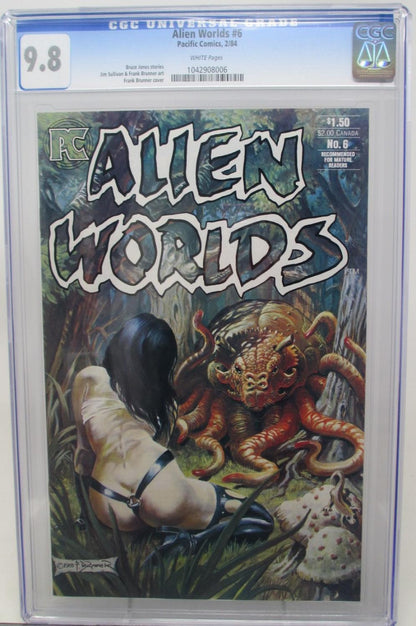 ALIEN WORLDS #6 - PACIFIC COMICS 1984 - CGC 9.8 NM/MT