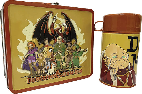 TIN TITANS D&D ANIMATED PX LUNCHBOX & BEV CONTAINER