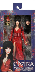 ELVIRA RED, FRIGHT & BOO 8IN CLOTHED AF