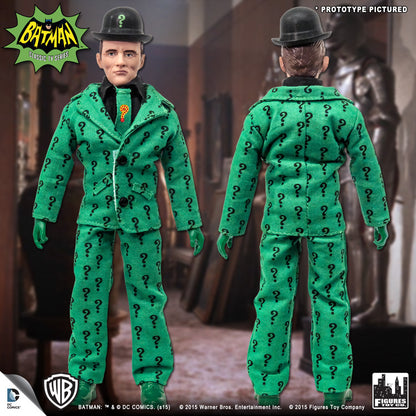 BATMAN 66 RETRO RIDDLER SUIT VAR 8IN AF -MEGO EC EXCLUSIVE  - EMERALD CITY