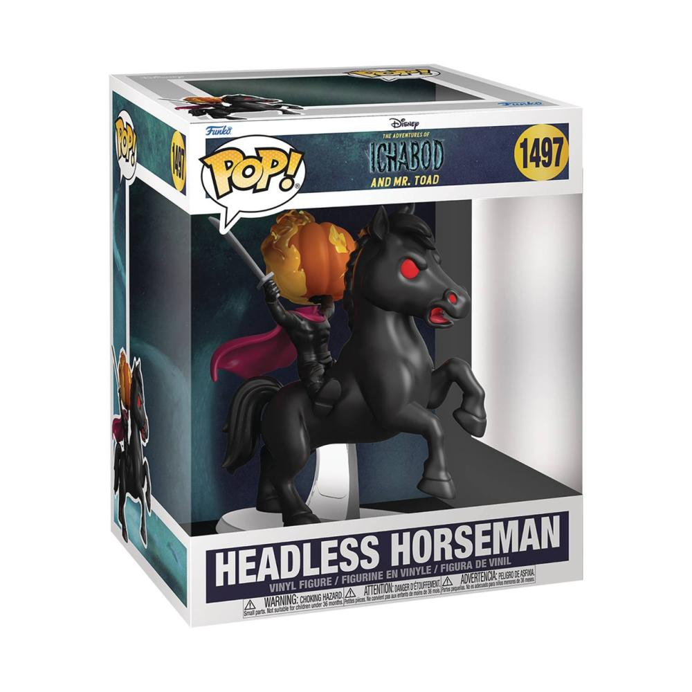 POP LARGE DISNEY ICHABOD AND MR TOAD HEADLESS HORSEMAN VIN FIG
