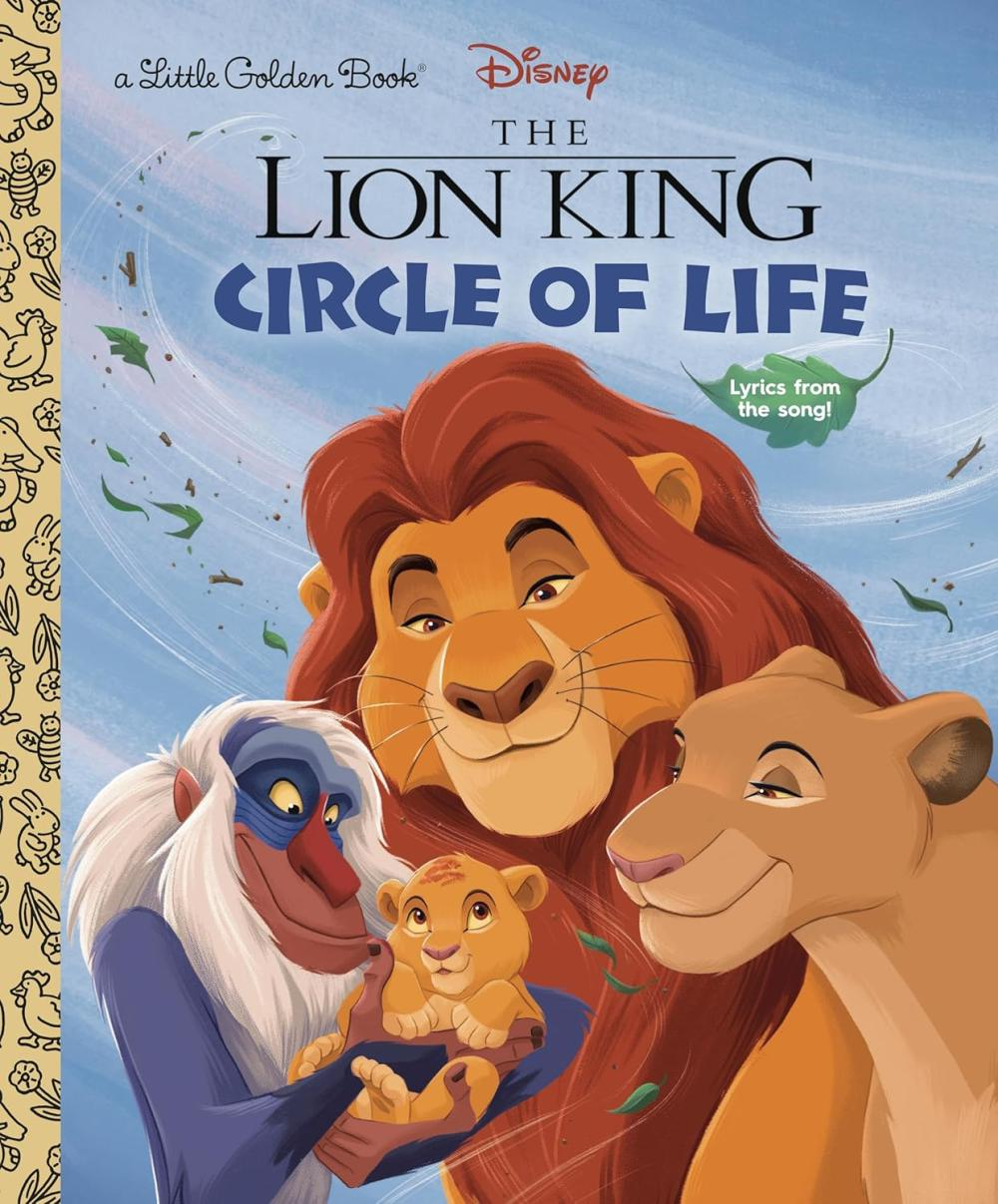 DISNEY LION KING CIRCLE OF LIFE LITTLE GOLDEN BOOK HC