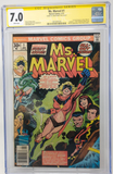 MS MARVEL #1 - MARVEL 1977 - CGC 7.0 VF/FN - 1ST MS MARVEL SIGNED ROMITA SR