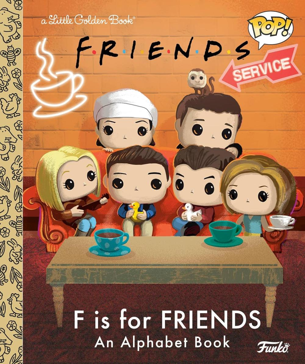 FUNKO F IS FOR FRIENDS LITTLE GOLDEN BOOK HC