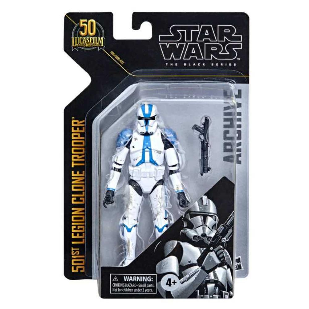 SW ARCHIVE BLACK 501ST LEGION CLONE TROOPER 6 INCH AF