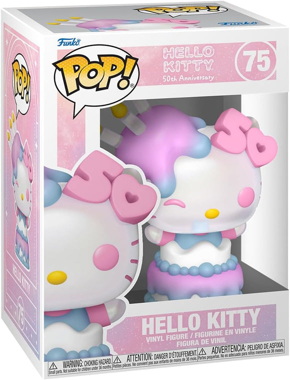 POP MISC ICONS SANRIO HELLO KITTY W/ CAKE 50TH VIN FIG